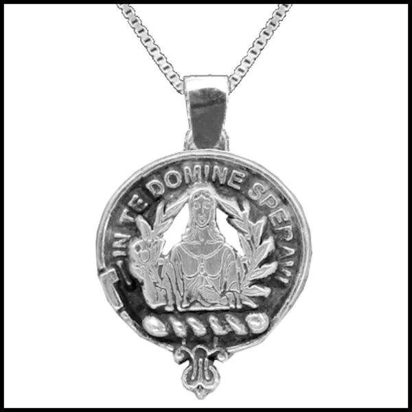 Lyon Large 1" Scottish Clan Crest Pendant - Sterling Silver