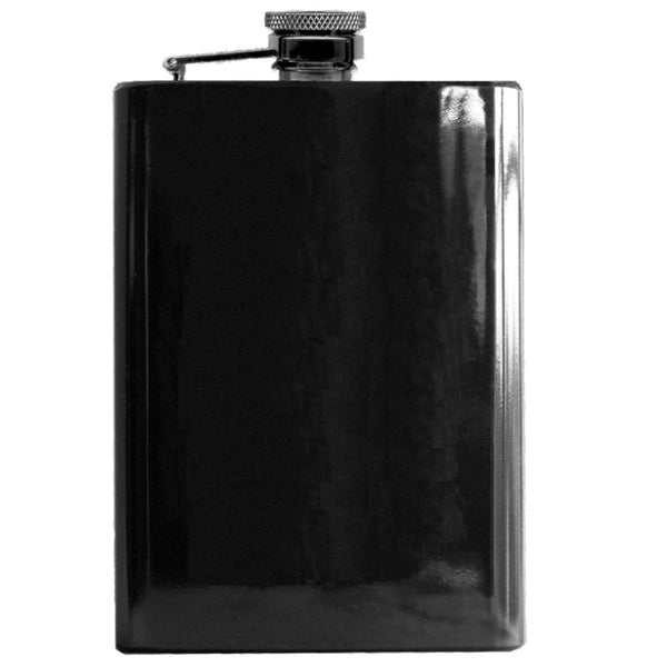 O'Connor Kerry Irish Claddagh Badge 8 oz. Flask Emerald, Ebony or Stainless