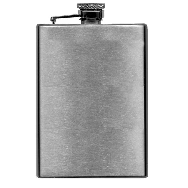 Flynn Irish Claddagh Badge 8 oz. Flask Emerald, Ebony or Stainless