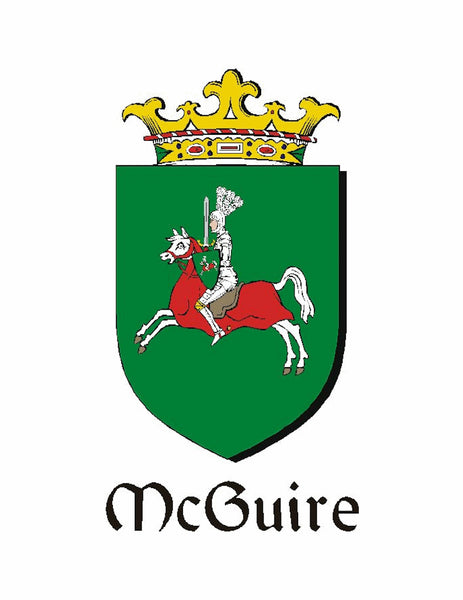 McGuire Irish Claddagh Badge 8 oz. Flask Emerald, Ebony or Stainless