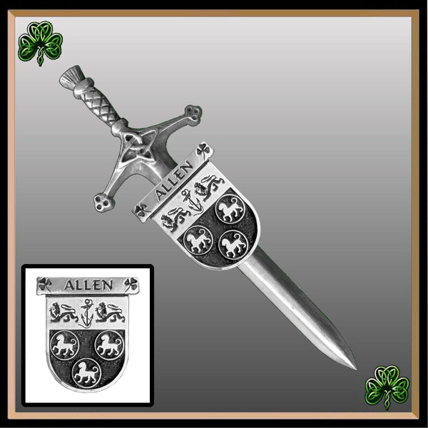 Allen Irish Coat of Arms Shield Kilt Pin ~ ISLKP