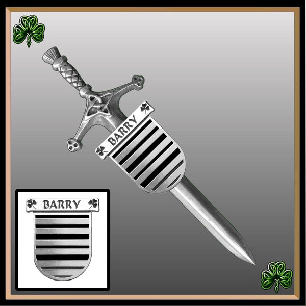 Barry Irish Coat of Arms Shield Kilt Pin ~ ISLKP