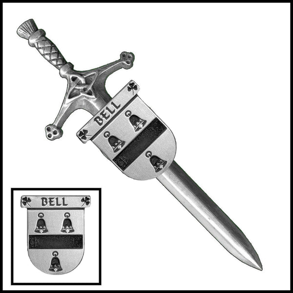 Bell Irish Coat of Arms Shield Kilt Pin ~ ISLKP
