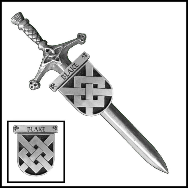 Blake Irish Coat of Arms Shield Kilt Pin ~ ISLKP
