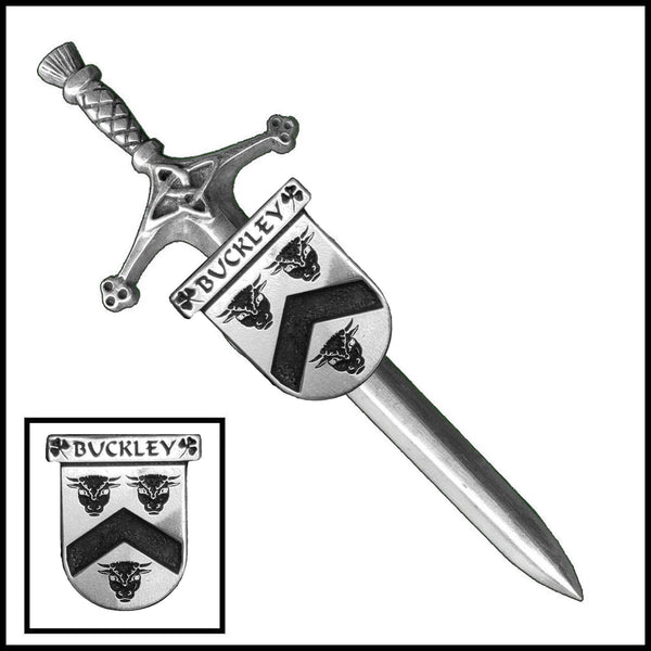 Buckley Irish Coat of Arms Shield Kilt Pin ~ ISLKP