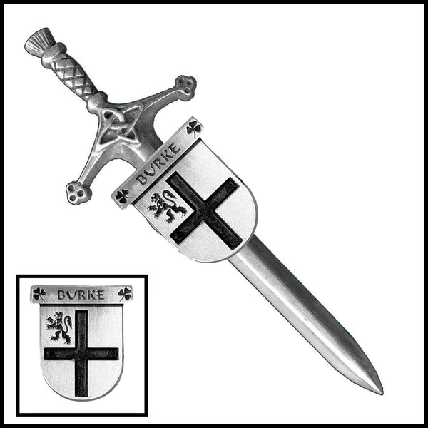 Burke Irish Coat of Arms Shield Kilt Pin ~ ISLKP