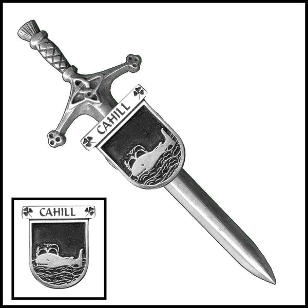 Cahill Irish Coat of Arms Shield Kilt Pin ~ ISLKP