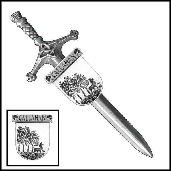 Callahan Irish Coat of Arms Shield Kilt Pin ~ ISLKP