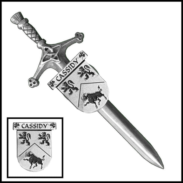 Cassidy Irish Coat of Arms Shield Kilt Pin ~ ISLKP