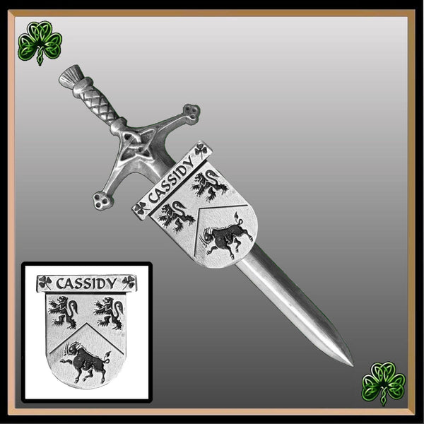 Cassidy Irish Coat of Arms Shield Kilt Pin ~ ISLKP