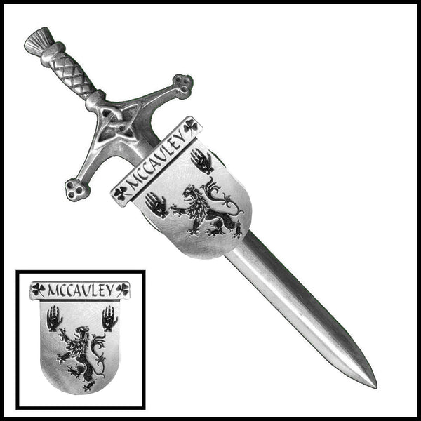 McCauley Irish Coat of Arms Shield Kilt Pin ~ ISLKP