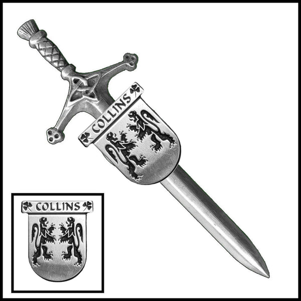 Collins Irish Coat of Arms Shield Kilt Pin ~ ISLKP