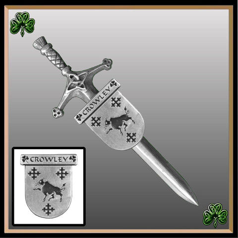 Crowley Irish Coat of Arms Shield Kilt Pin ~ ISLKP