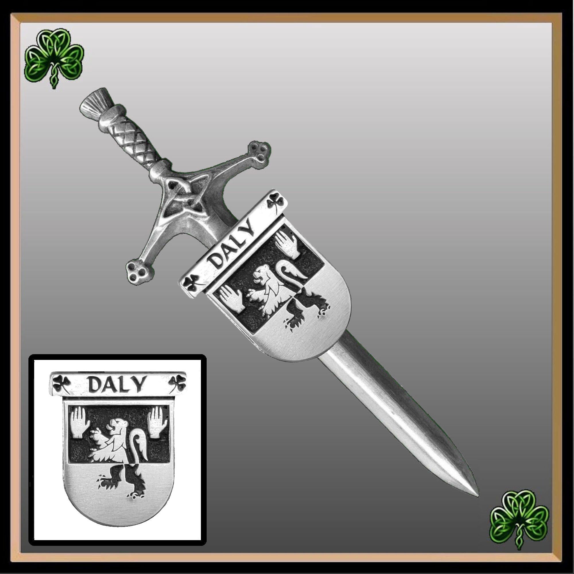Daly Irish Coat of Arms Shield Kilt Pin ~ ISLKP