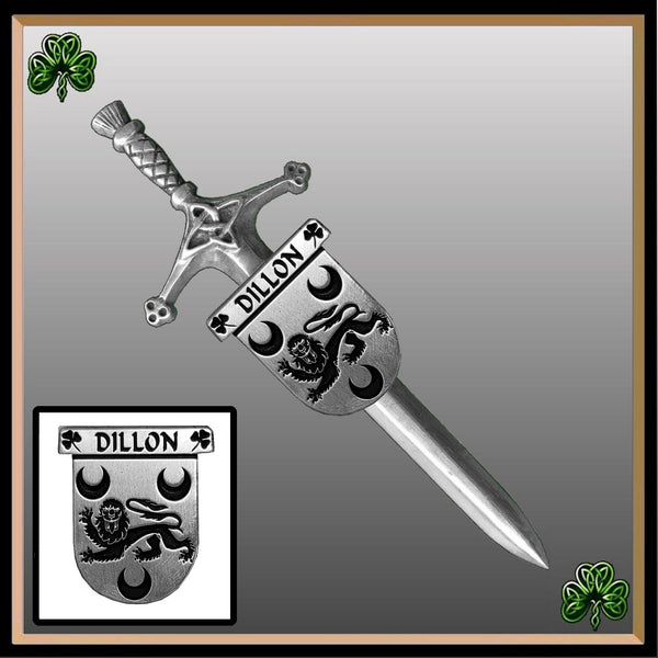 Dillon Irish Coat of Arms Shield Kilt Pin ~ ISLKP