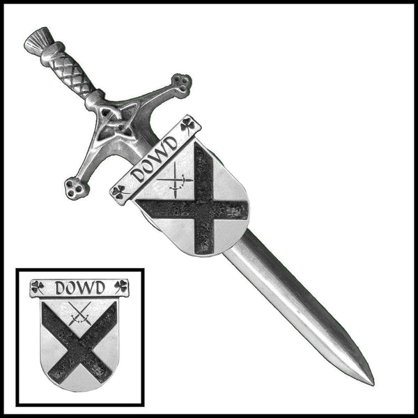 Dowd Irish Coat of Arms Shield Kilt Pin ~ ISLKP