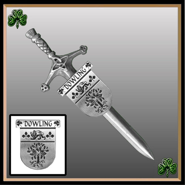Dowling Irish Coat of Arms Shield Kilt Pin ~ ISLKP