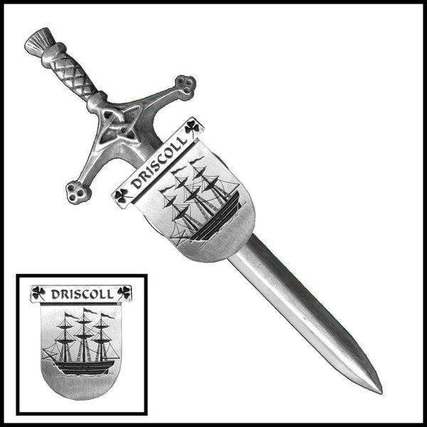 Driscoll Irish Coat of Arms Shield Kilt Pin ~ ISLKP