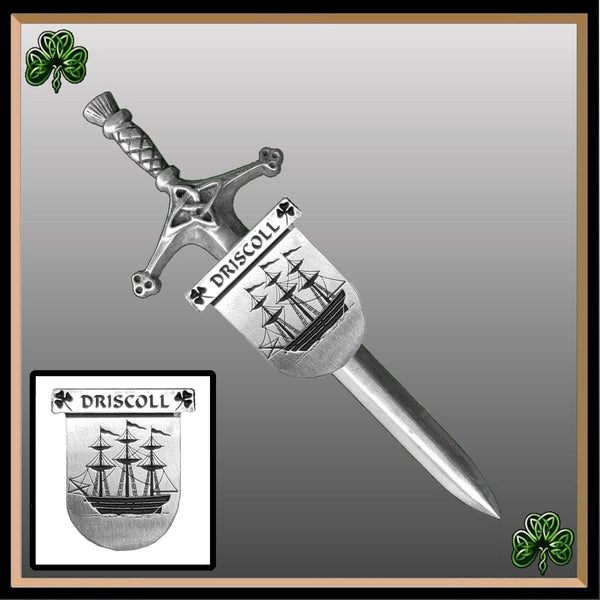 Driscoll Irish Coat of Arms Shield Kilt Pin ~ ISLKP