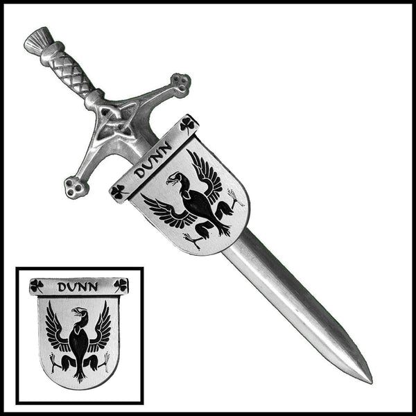 Dunn Irish Coat of Arms Shield Kilt Pin ~ ISLKP