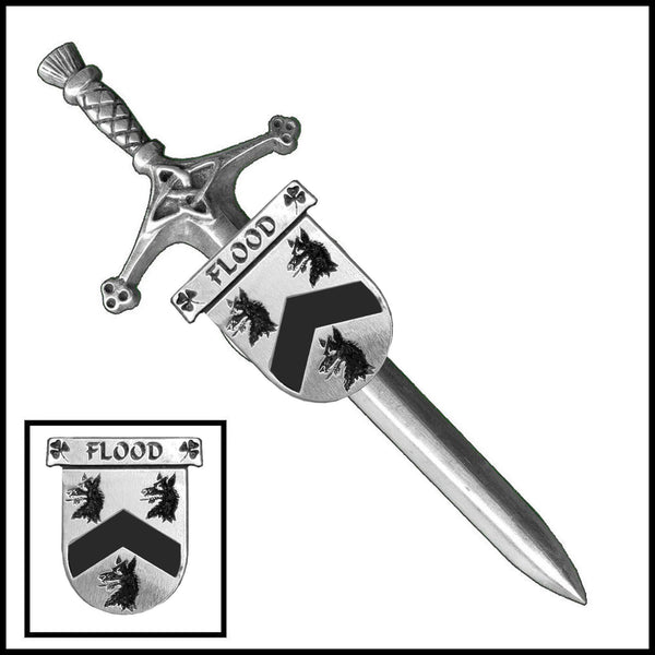 Flood Irish Coat of Arms Shield Kilt Pin ~ ISLKP