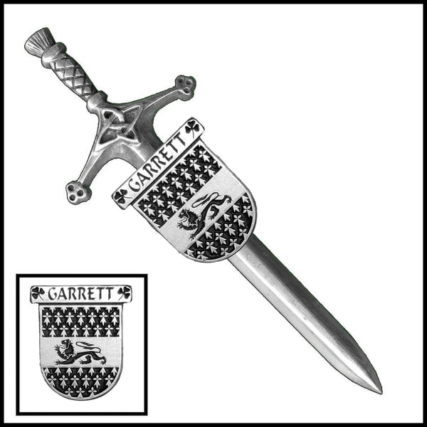 Garrett Irish Coat of Arms Shield Kilt Pin ~ ISLKP