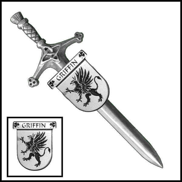 Griffin Irish Coat of Arms Shield Kilt Pin ~ ISLKP