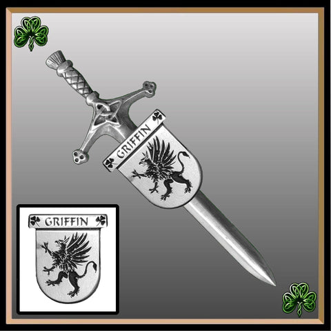 Griffin Irish Coat of Arms Shield Kilt Pin ~ ISLKP