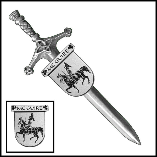 McGuire Irish Coat of Arms Shield Kilt Pin ~ ISLKP