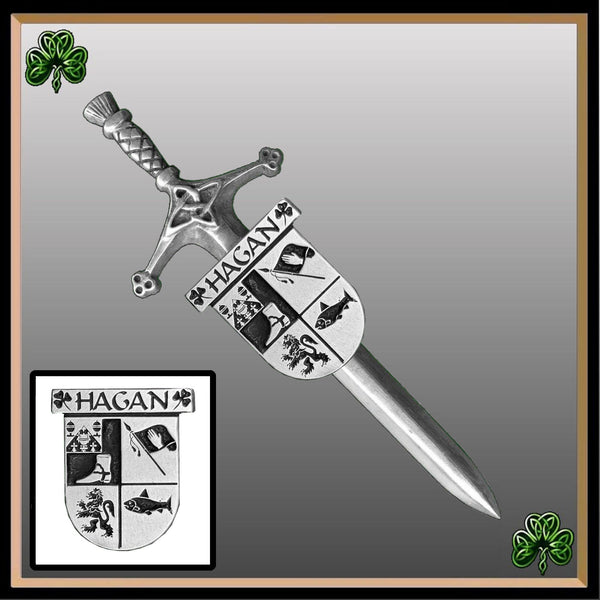 Hagan Irish Coat of Arms Shield Kilt Pin ~ ISLKP