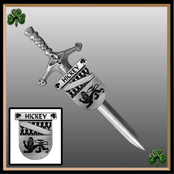 Hickey Irish Coat of Arms Shield Kilt Pin ~ ISLKP