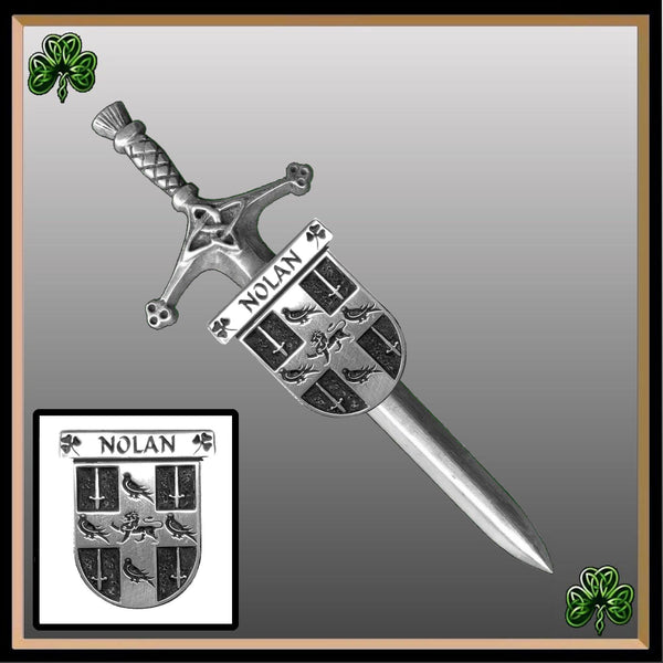 Nolan Irish Coat of Arms Shield Kilt Pin ~ ISLKP