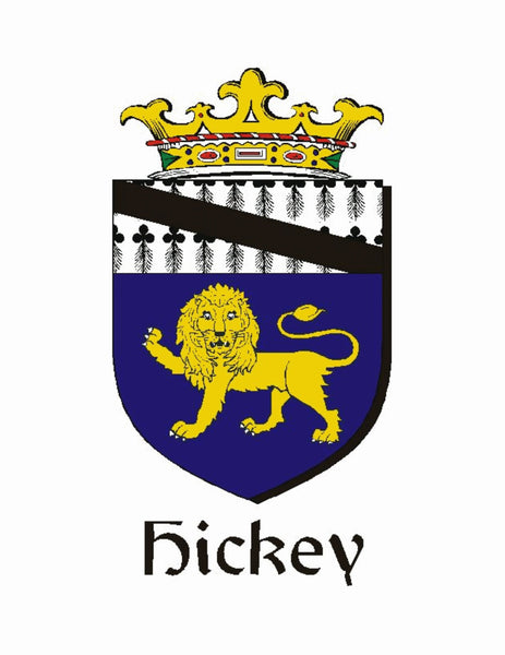 Hickey Irish Disk Coat of Arms Stainless Steel Dog Tag