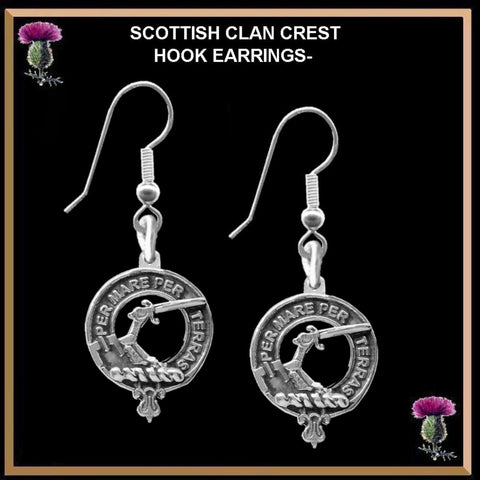 Alexander Clan Crest Earrings