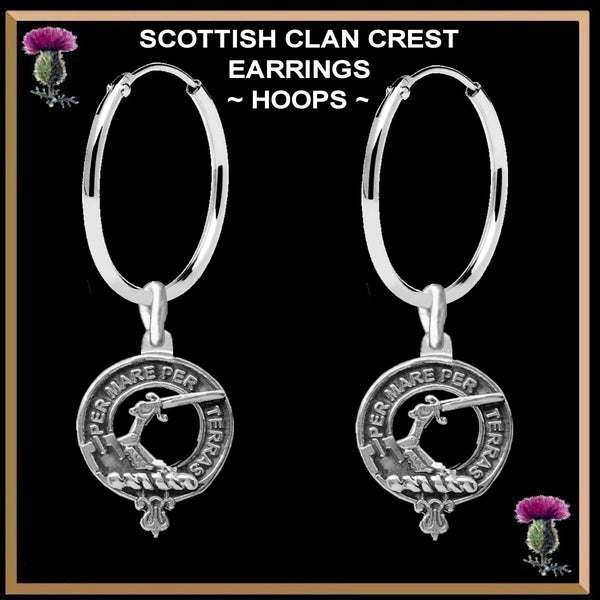 Alexander Clan Crest Earrings