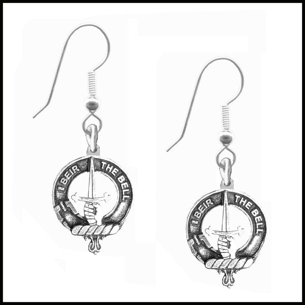 Bell Clan Crest Earrings
