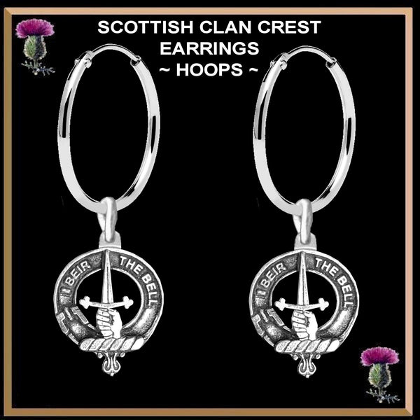 Bell Clan Crest Earrings