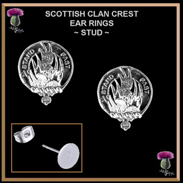 Grant Clan Crest Earrings