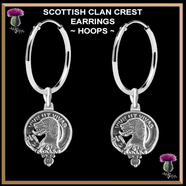 Hall Clan Crest Earrings
