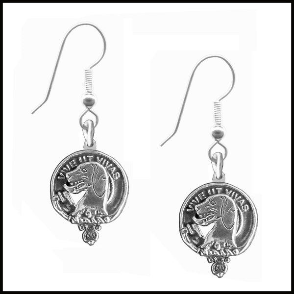 Hall Clan Crest Earrings