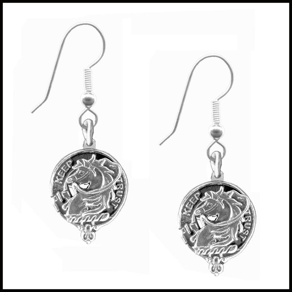 Hepburn Clan Crest Earrings