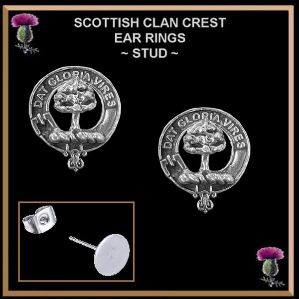 Hog Clan Crest Earrings