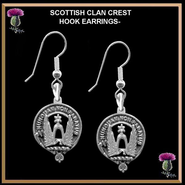 Johnston Clan Crest Earrings