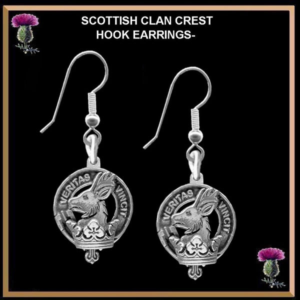 Keith Clan Crest Earrings