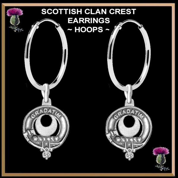Kilgour Clan Crest Earrings