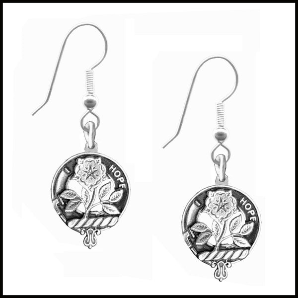 Learmont Clan Crest Earrings