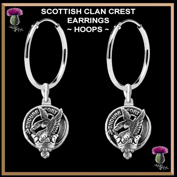 Lindsay Clan Crest Earrings