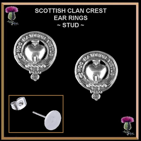 Logan Clan Crest Earrings
