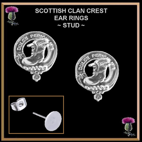 MacAulay Clan Crest Earrings