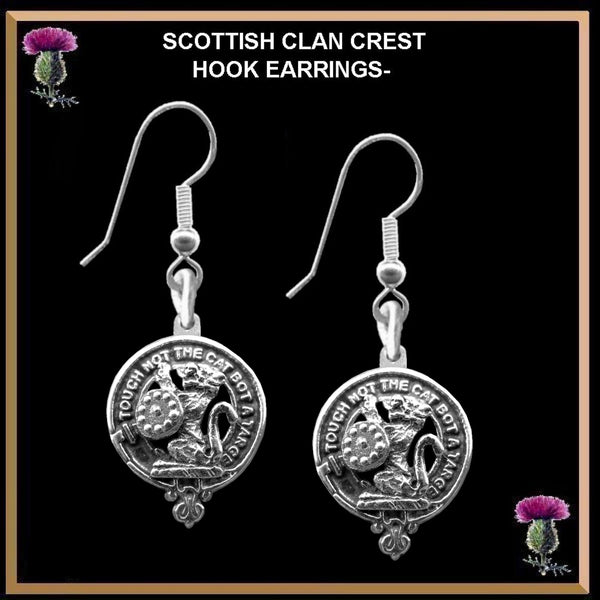 MacBain Clan Crest Earrings